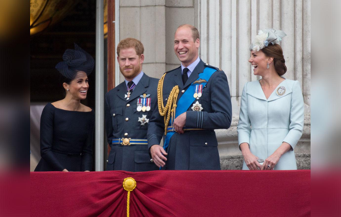 William, Kate Middleton, Harry & Meghan Markle Reunite For Mental