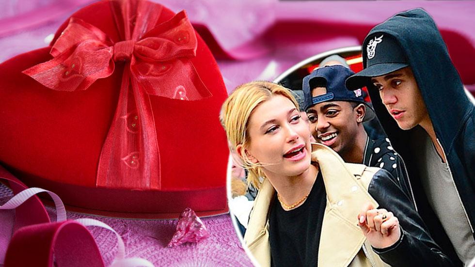 Justin Bieber and wife Hailey Baldwin lug huge Louis Vuitton gifts