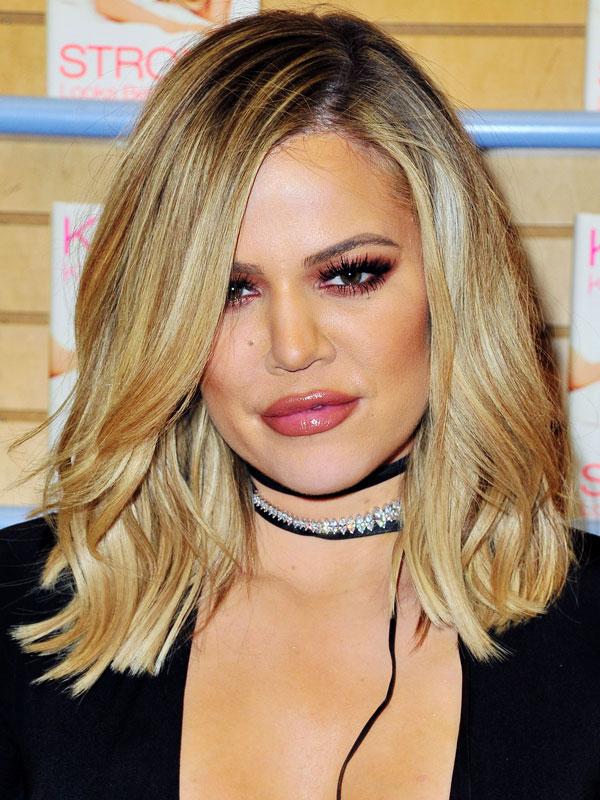 Khloe Kardashian plumped lips