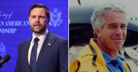 split of J.D. Vance & Jeffrey Epstein.