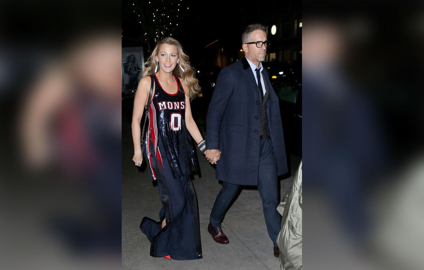 Blake lively and Ryan Reynolds attends a special movie screening in NYC