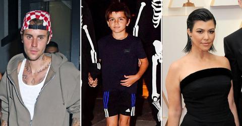 Justin Bieber, Reign Disick and Kourtney Kardashian