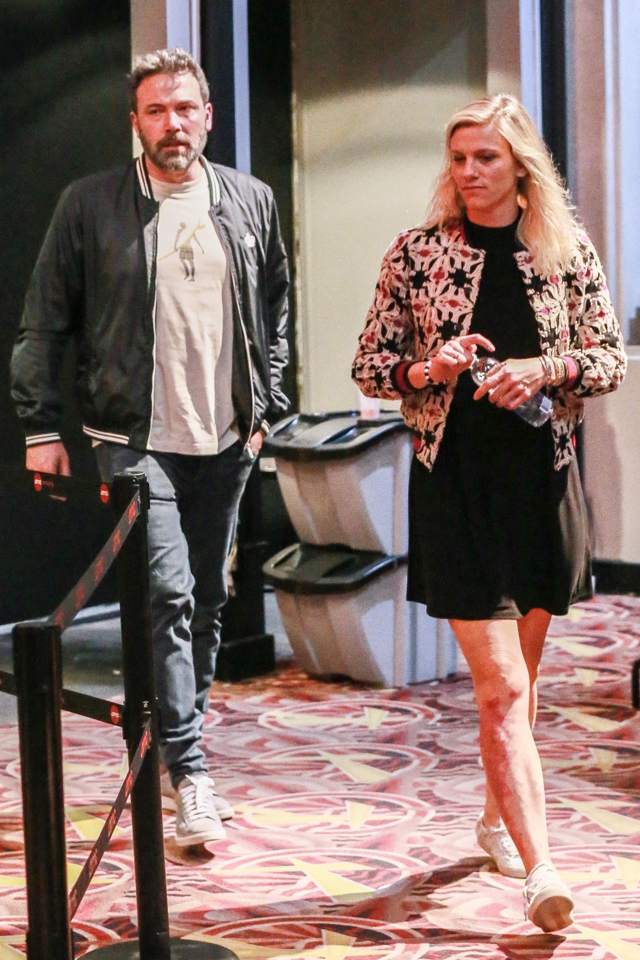 *EXCLUSIVE* Ben Affleck and Lindsay Shookus keep close after a Movie Date Night