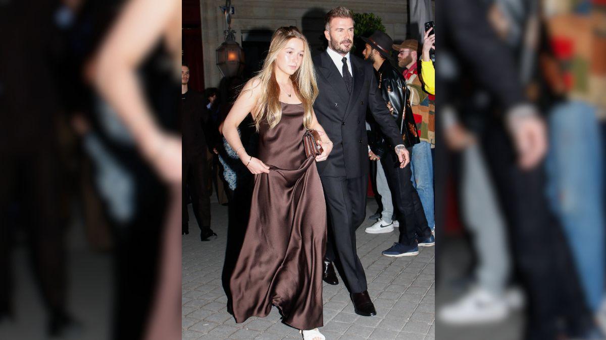 Image of The Beckham family reps said Brooklyn Beckham and Nicola Peltz's claims of Harper Beckham's visit being staged was 'untrue.'