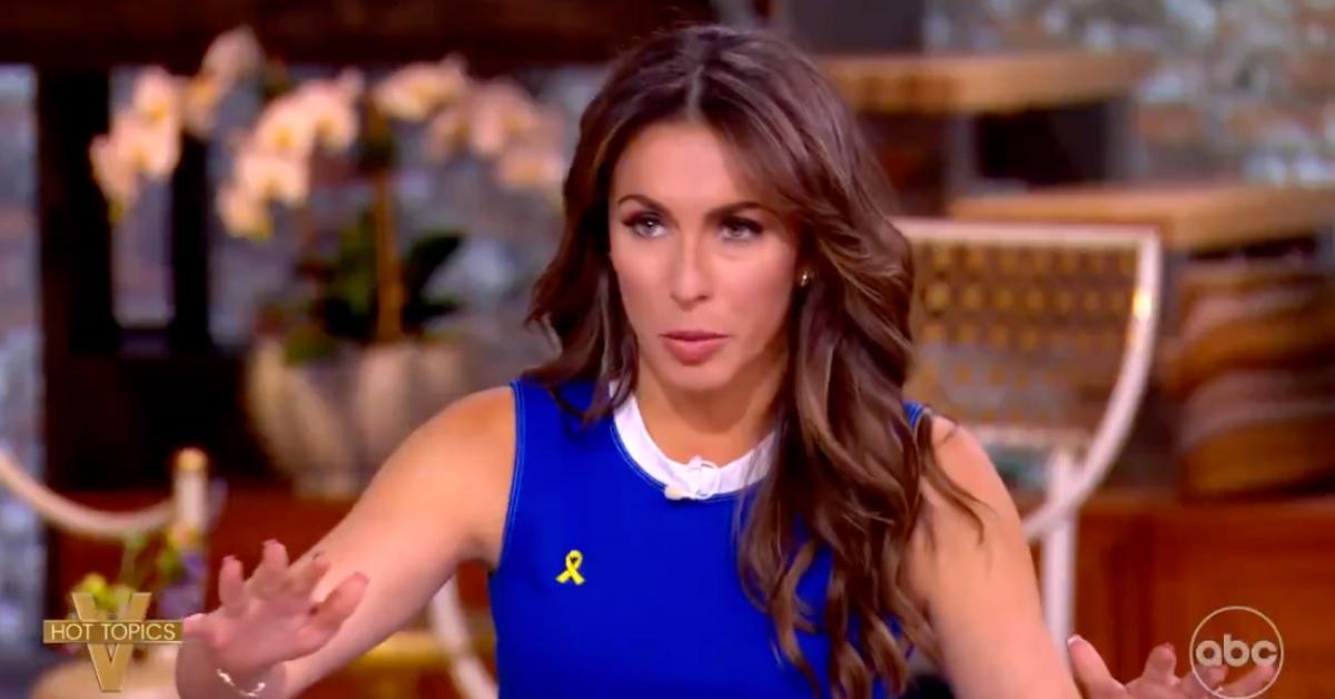 the view audience gasps alyssa farah griffin joy behar heated argument