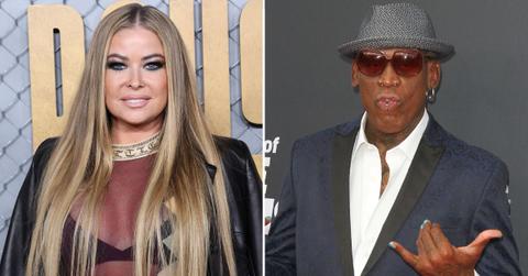 Photo of Carmen Electra and Dennis Rodman
