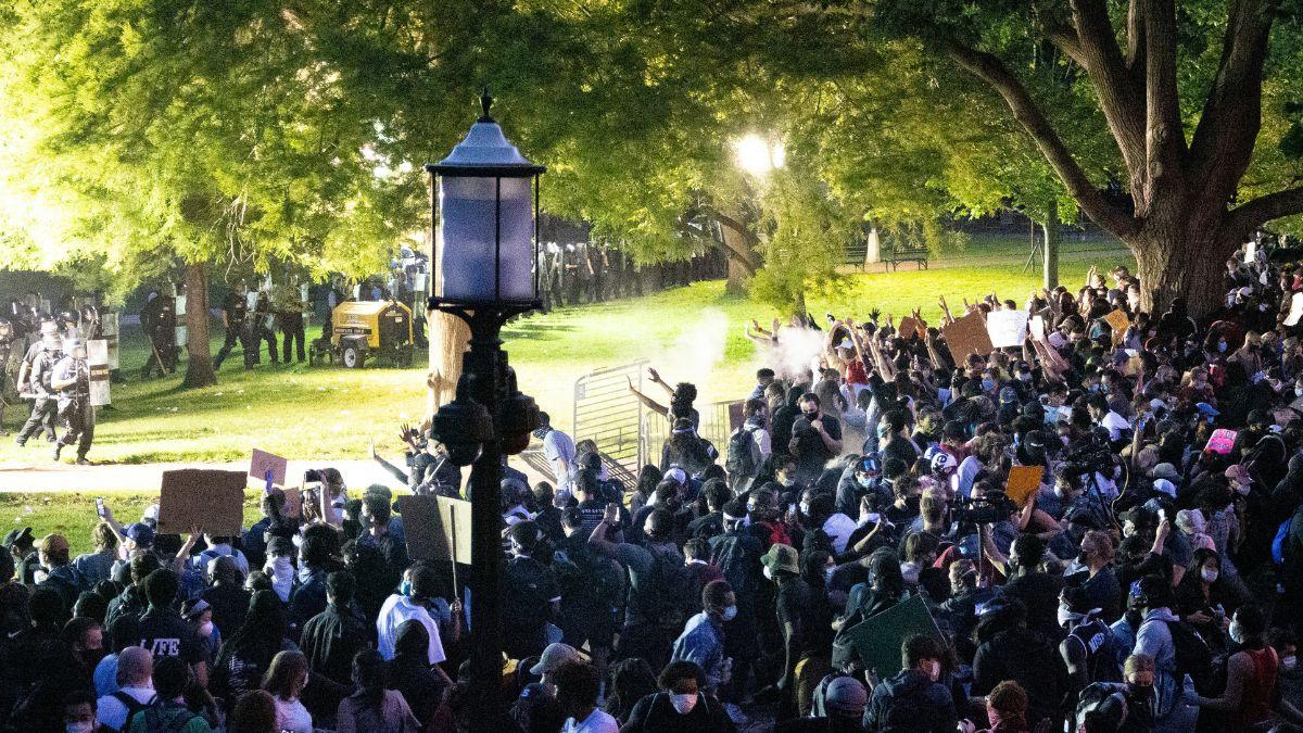 Image of Police said that they witnessed the 'teen takeover' engaged in 'frightening behavior' throughout the night before the mass shooting happened..