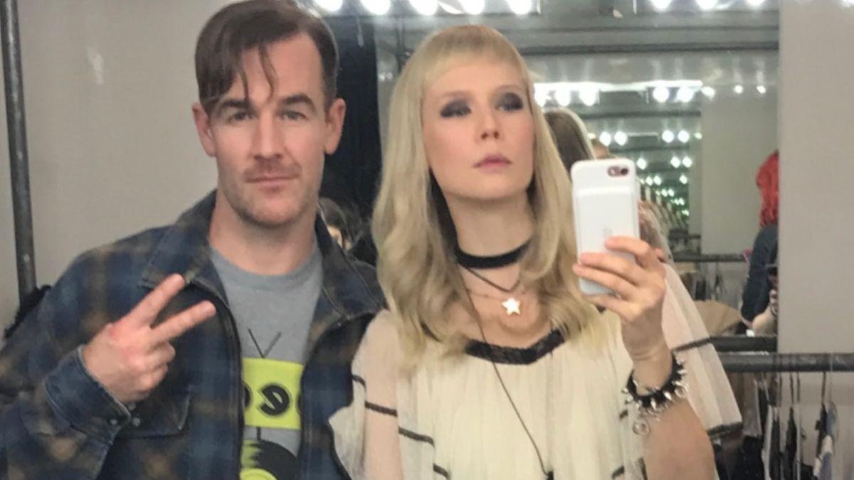 image of James van der beek and Erin fetherston