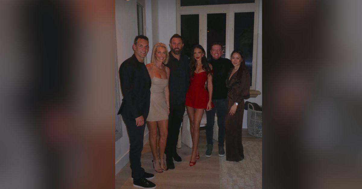 paulina gretzky red dress christmas