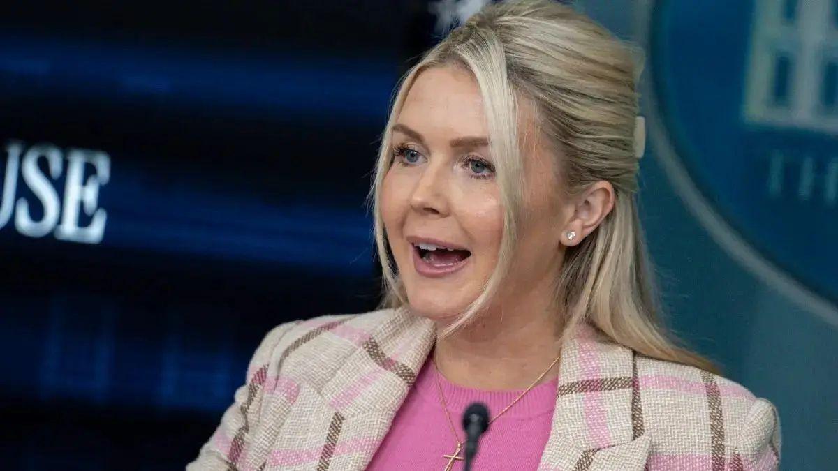 Photo of Karoline Leavitt called Joe Kent's statement an 'absurd allegation.'