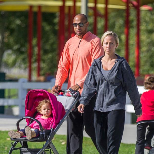 Kendra wilkinson hank baskett park outing4