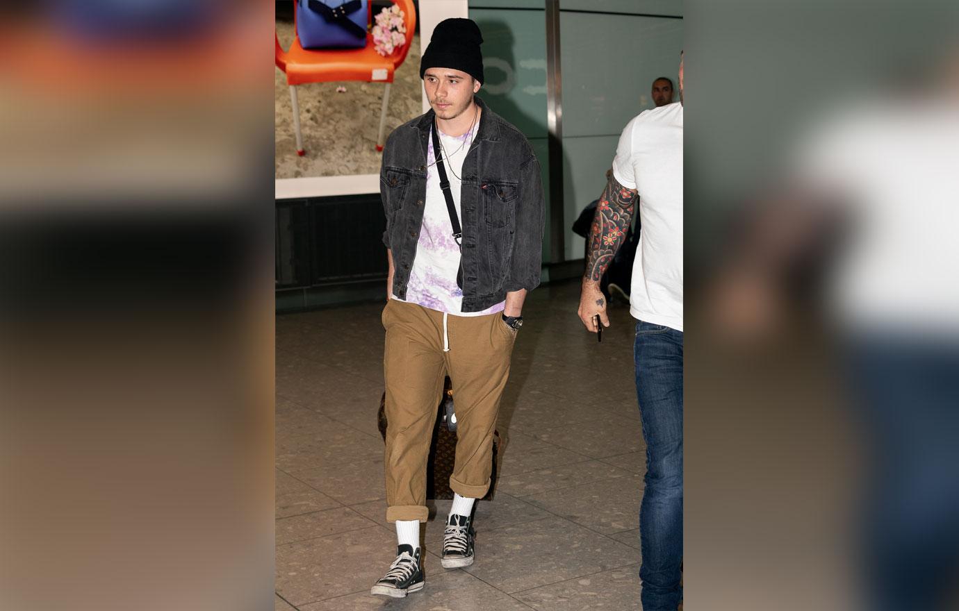 Brooklyn beckham keeps low profile mystery girl 1