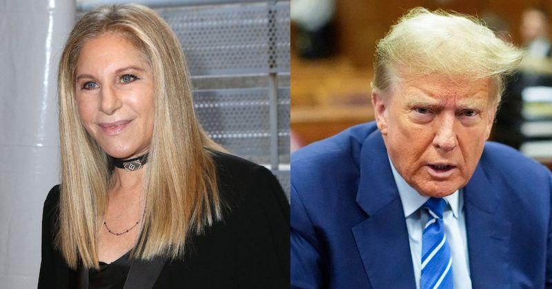 barbra streisand donald trump called out