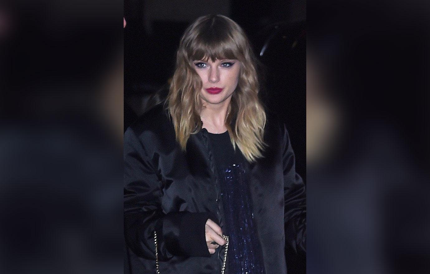 Taylor Swift arrives to the SNL after party with her pal Martha Hunt