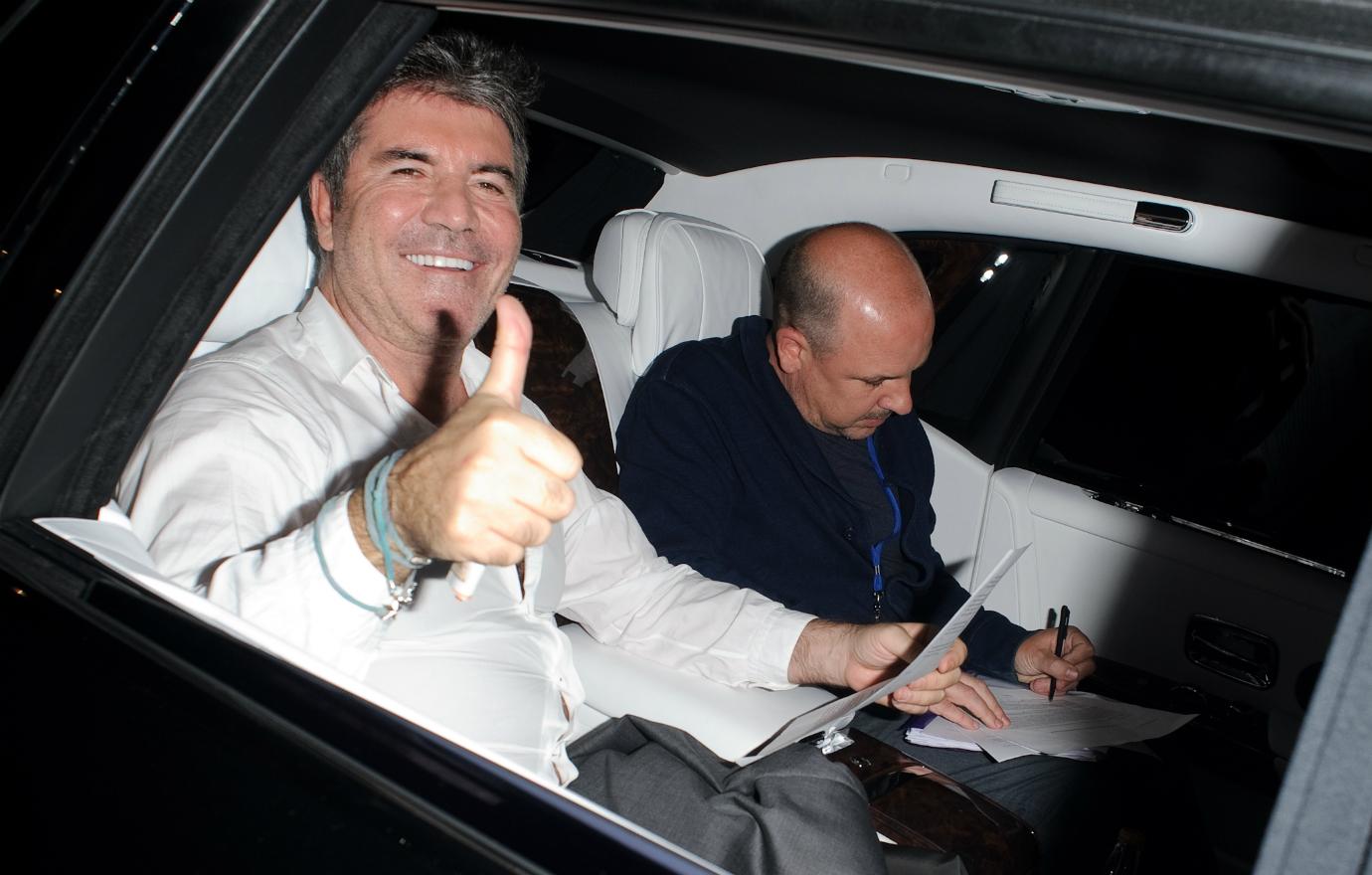 Thumbs up indeed as Simon Cowell had every reason to be happy with his being one of the richest reality TV stars in the world.