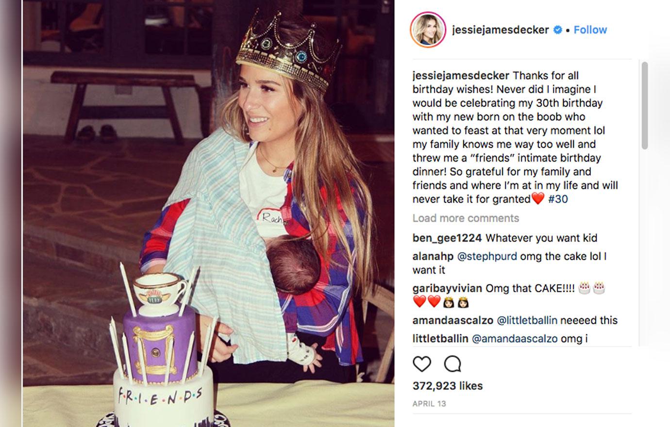 Jessie james decker breastfeeding mommy advice 4