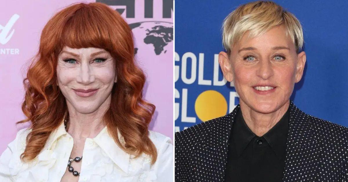 Photo of Kathy Griffin and Ellen DeGeneres