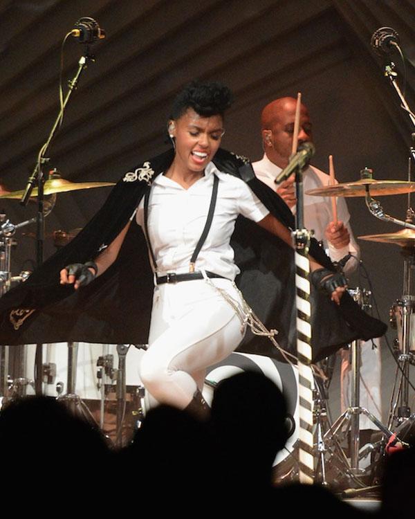 Janelle Monae Performs During the Audi A3 Launch Event in Los Angeles