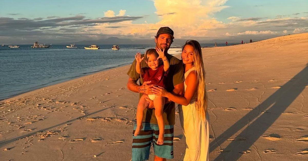 Photo of Brody Jenner, Tia Blanco and child