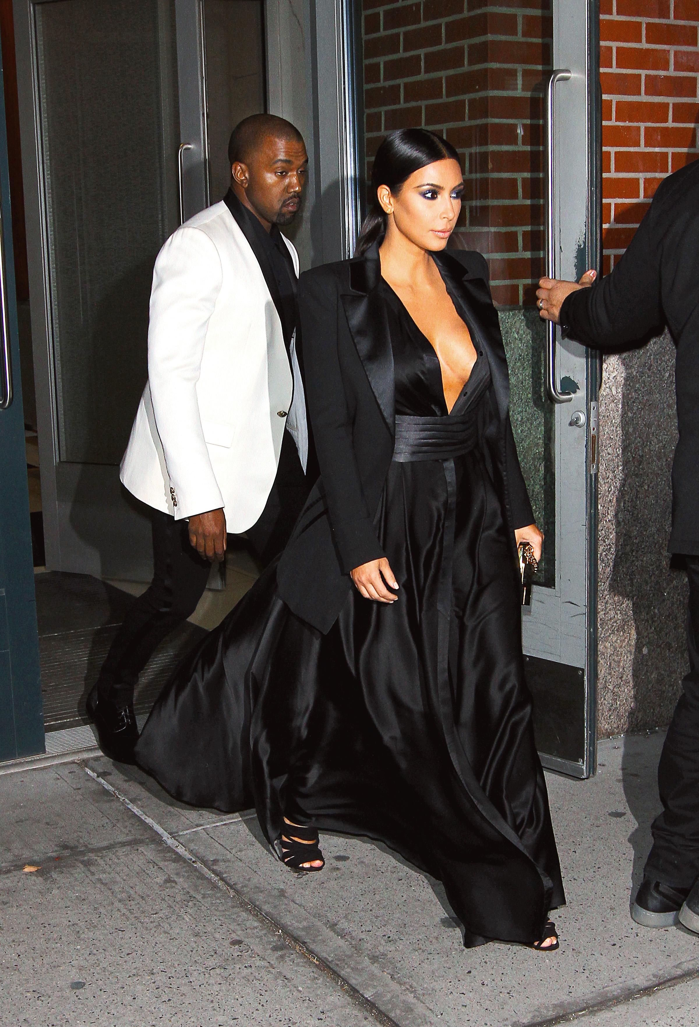 Kim Kardashian heads to John Legend&#8217;s birthday party with husband Kanye West in NYC