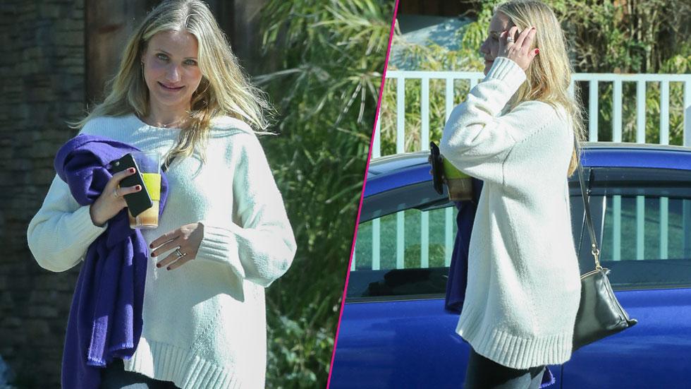 cameron diaz baby bump