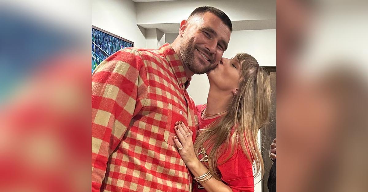Taylor Swift Kisses Travis Kelce's Cheek After Chiefs Game: Photos