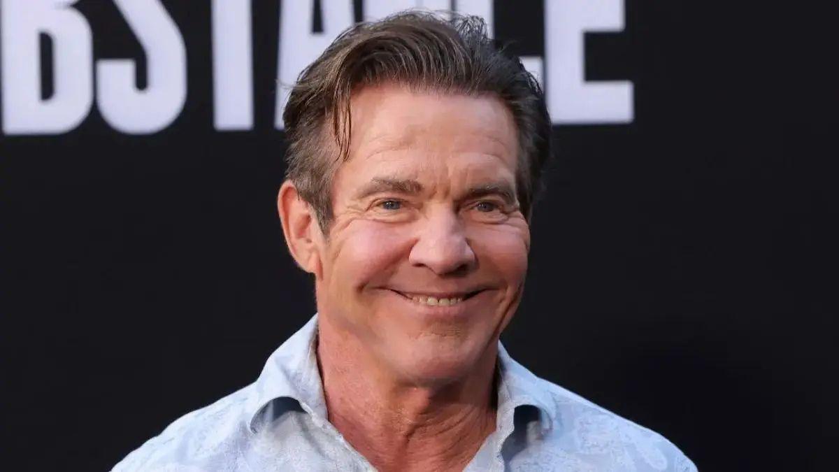 Photo of Dennis Quaid said 'it was pretty amazing' to fly on Air Force One.