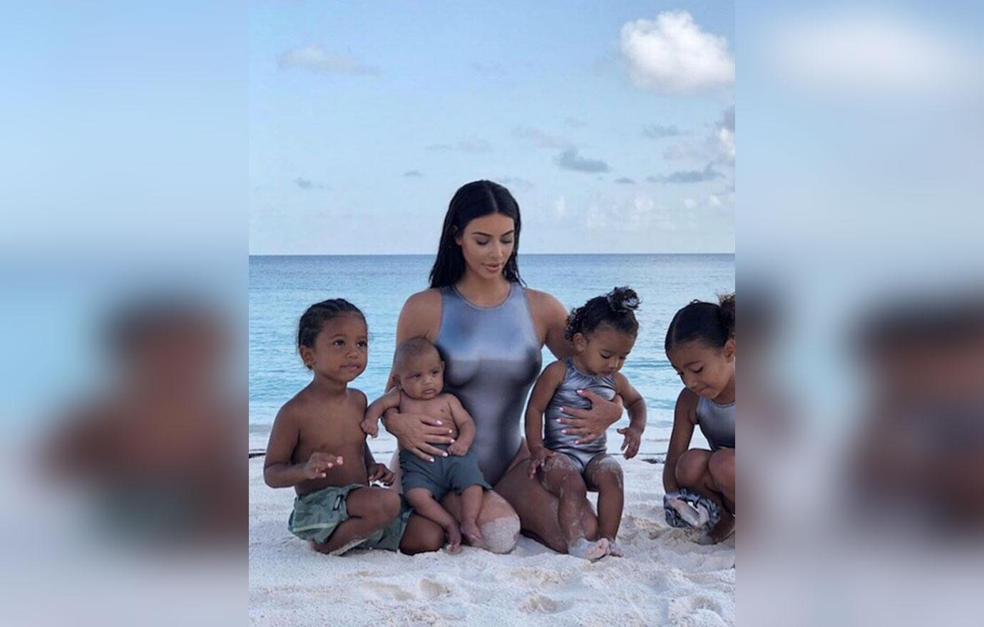 Kim Kardashian & kids