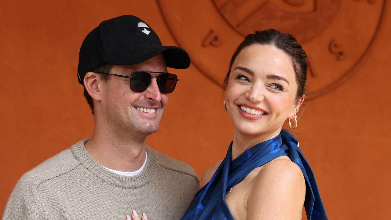 image of Miranda Kerr is now married to Snapchat CEO Evan Spiegel, and together they share three sons.