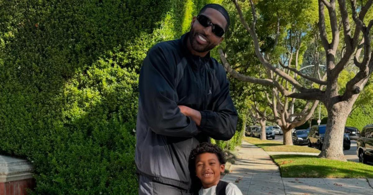 Photo of Tristan Thompson and Prince Thompson