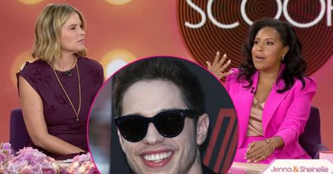 Split of Jenna Bush Hager and Sheinelle Jones; Pete Davidson.