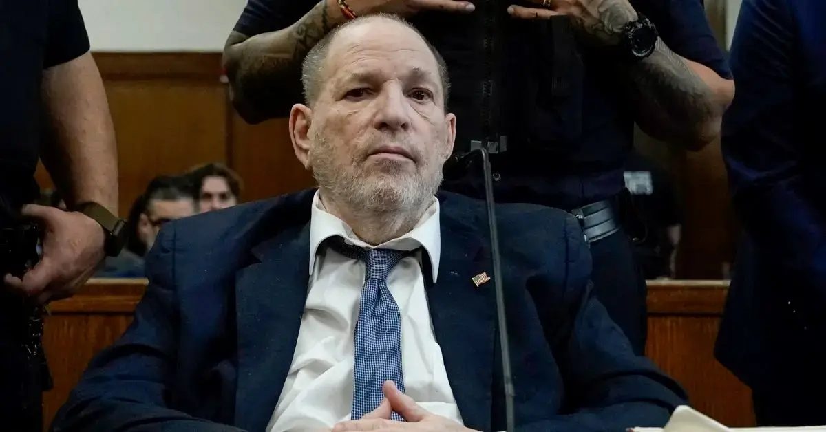 image of Harvey Weinstein said he was punched in the face while in jail. 