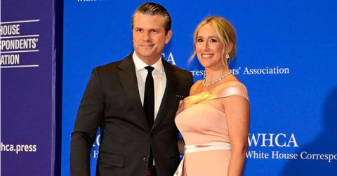 photo of pete hegseth and jennifer rauchet