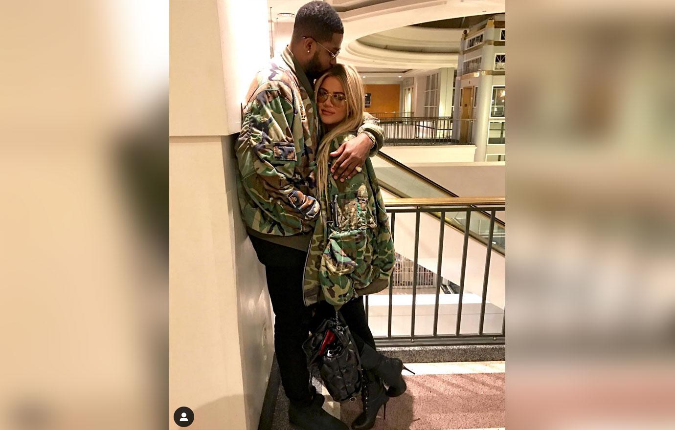 Khloe Kardashian And Tristan Thompson Cuddling Reconciliation Getting Back Together Rumors