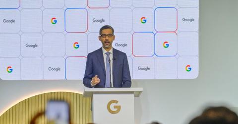Photo of Google CEO Sundar Pichai.