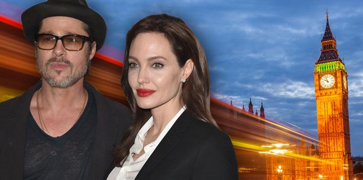 Angelina jolie brad pitt moving london househunting