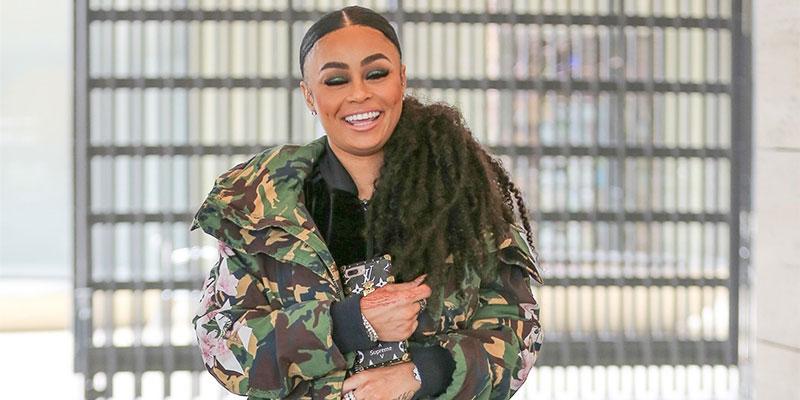 Blac Chyna Wears See-Through Leggings Shopping At Saks Fifth Amid