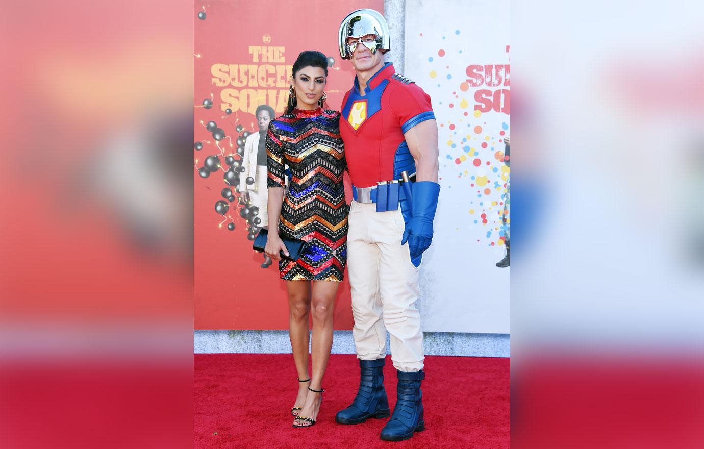 john cena shay shariatzadeh the suicide squad premiere