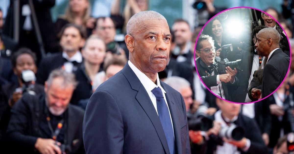 denzel washington cannes red carpet incident