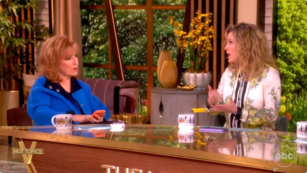 Photo of The actress playfully told Sara Haines to 'shut up' after her phone remark.