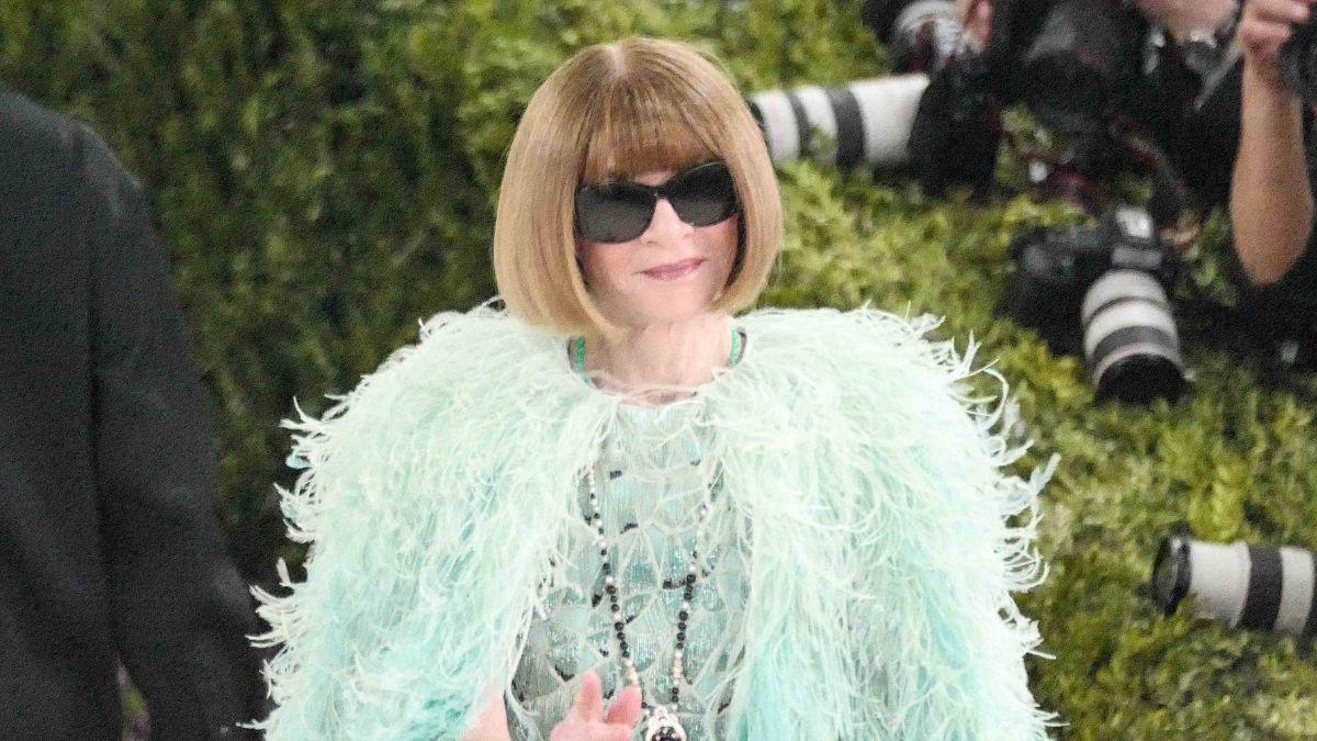 Image of Anna Wintour defended the gala’s mission.