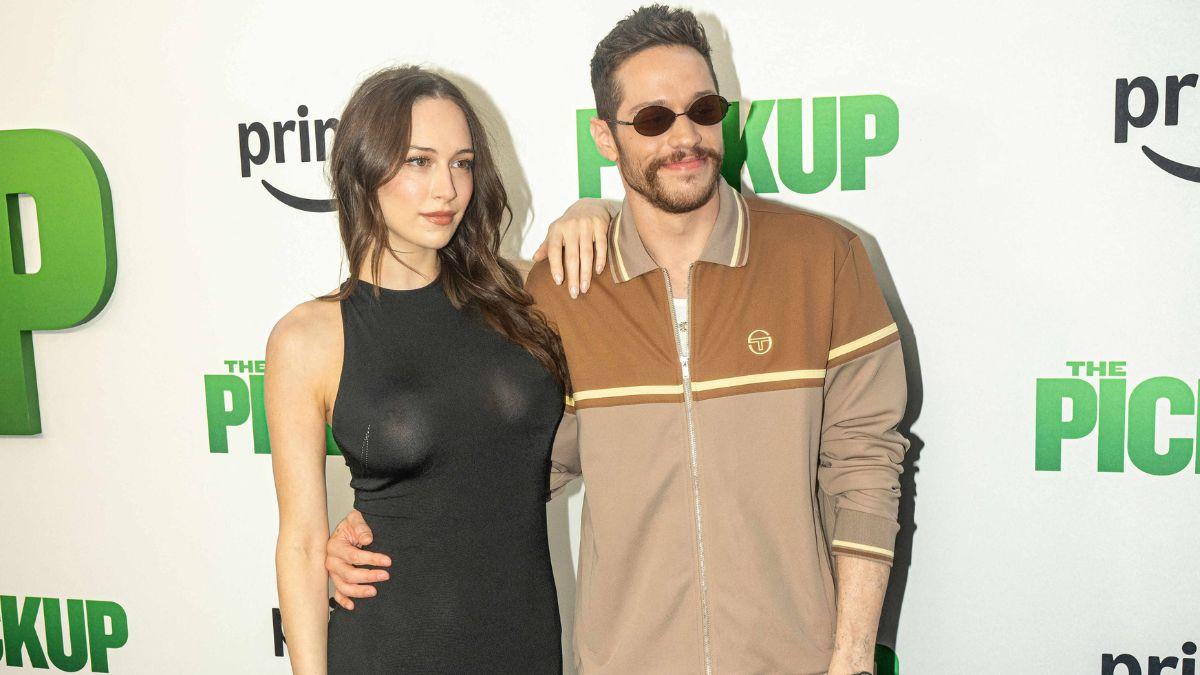 Image of Pete Davidson and Elsie Hewitt announced the model's pregnancy in July 2025, four months after sparking romance rumors.
