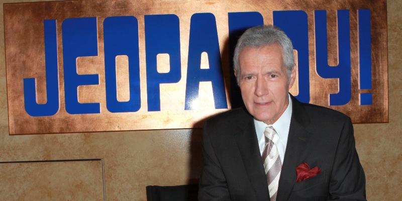 Alex Trebek at ''Jeopardy!'' Hall of Fame Ribbon Cutting Ceremony