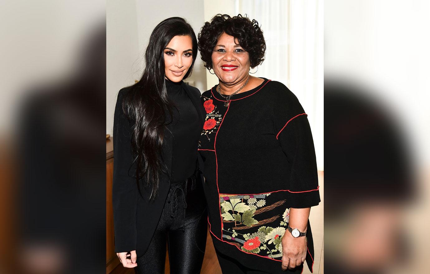 Kim Kardashian With Alice Marie Johnson