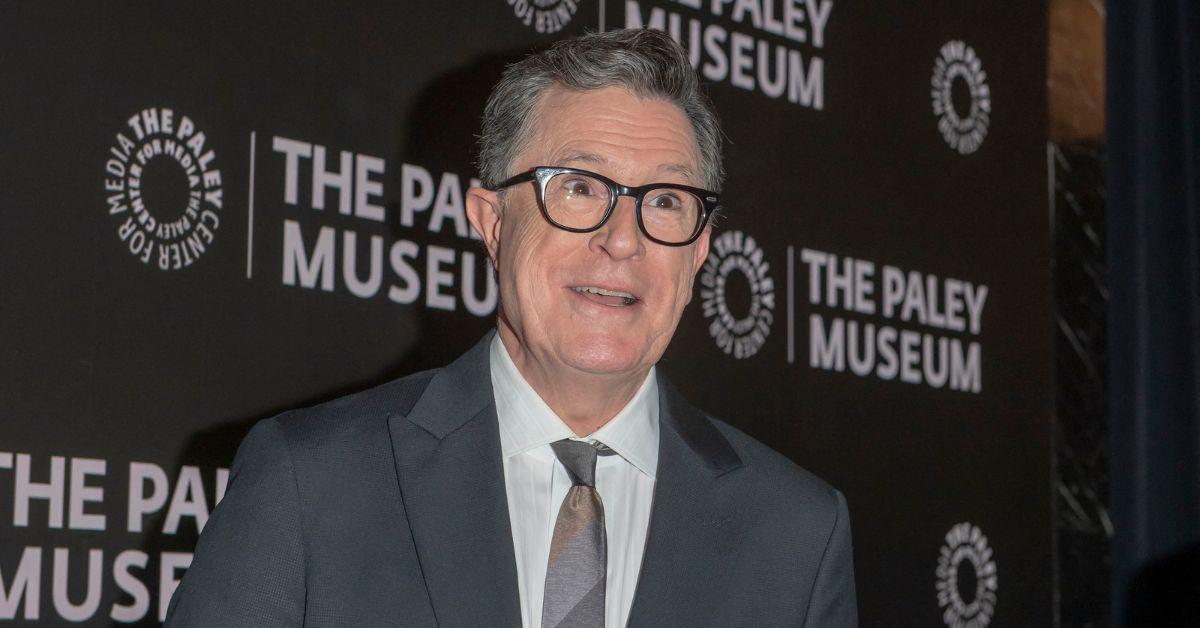 image of Stephen Colbert's pals all supported him.