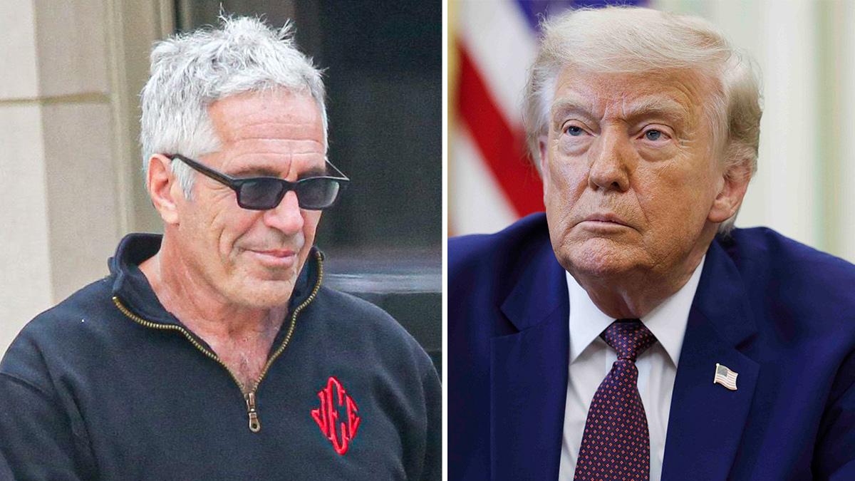Image of Donald Trump previously yelled at Kaitlan Collins to 'smile' as she was asking about Jeffrey Epstein's victims.