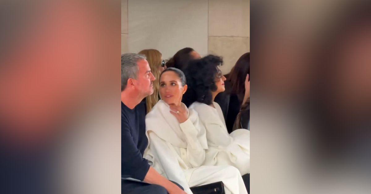 Image of It has not been confirmed why Meghan Markle was laughing in the front row.