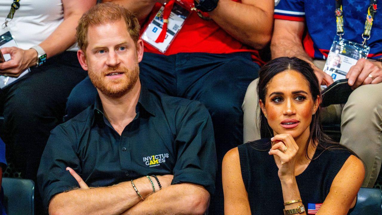 Image of Meghan Markle and Prince Harry returned to the U.K. with Prince Archie and Princess Lilibet.