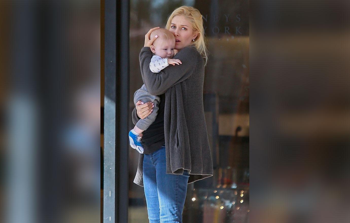 *EXCLUSIVE* Heidi Montag and Spencer Pratt take Gunner Stone shopping at Barneys New York