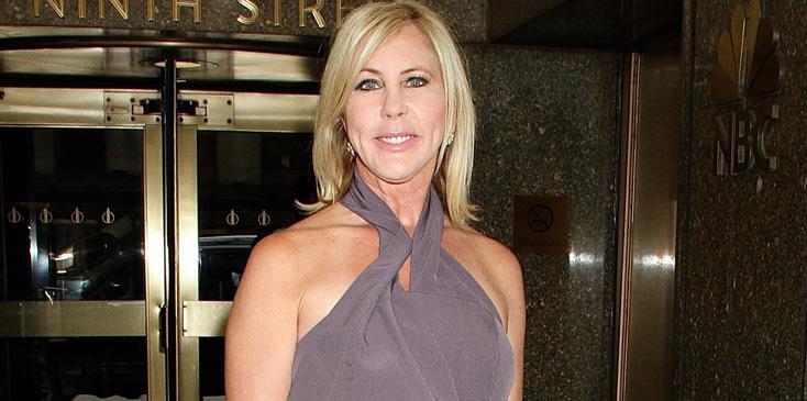 &#8220;Real Housewives of Orange County&#8217; star Vicki Gunvalson spotted leaving NBC Studios in NYC